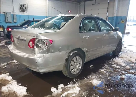 2004 Toyota Corolla Le из США, поврежденный, VIN 2T1BR38EX4C173861